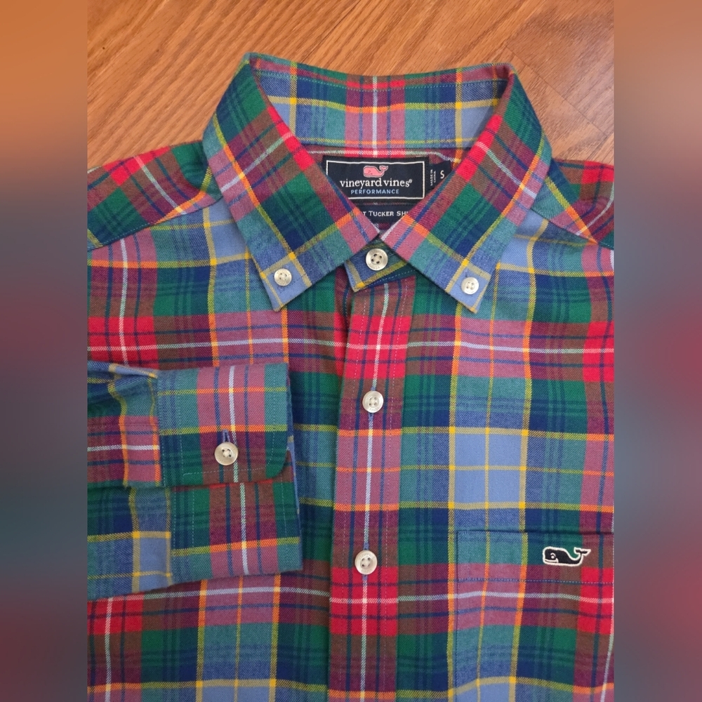 Vineyard Vines Performance Slim Fit Tucker Shirt Small